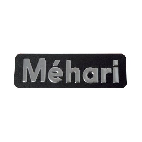 Monogramme en Plaque Adhésif pour Méhari